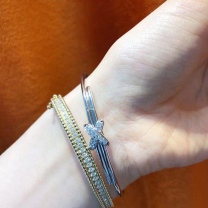 ¡®Veyra Jewelry¡¯JEUX DE BRACELET SILVER DIAMONDS