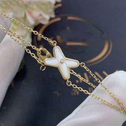 ¡®Veyra Jewelry¡¯JEUX BRACELET WHITE MOP GOLD 1 DIAMOND