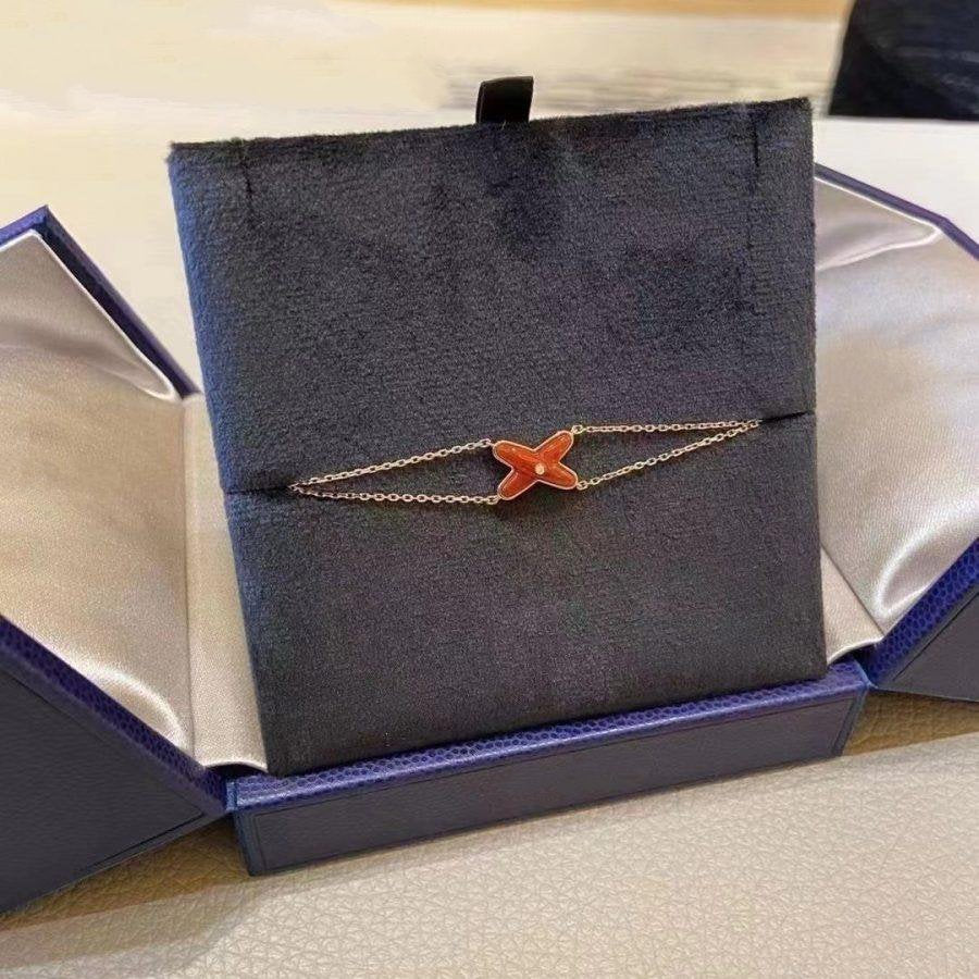 ¡®Veyra Jewelry¡¯JEUX BRACELET CARNELIAN PINK GOLD 1 DIAMOND