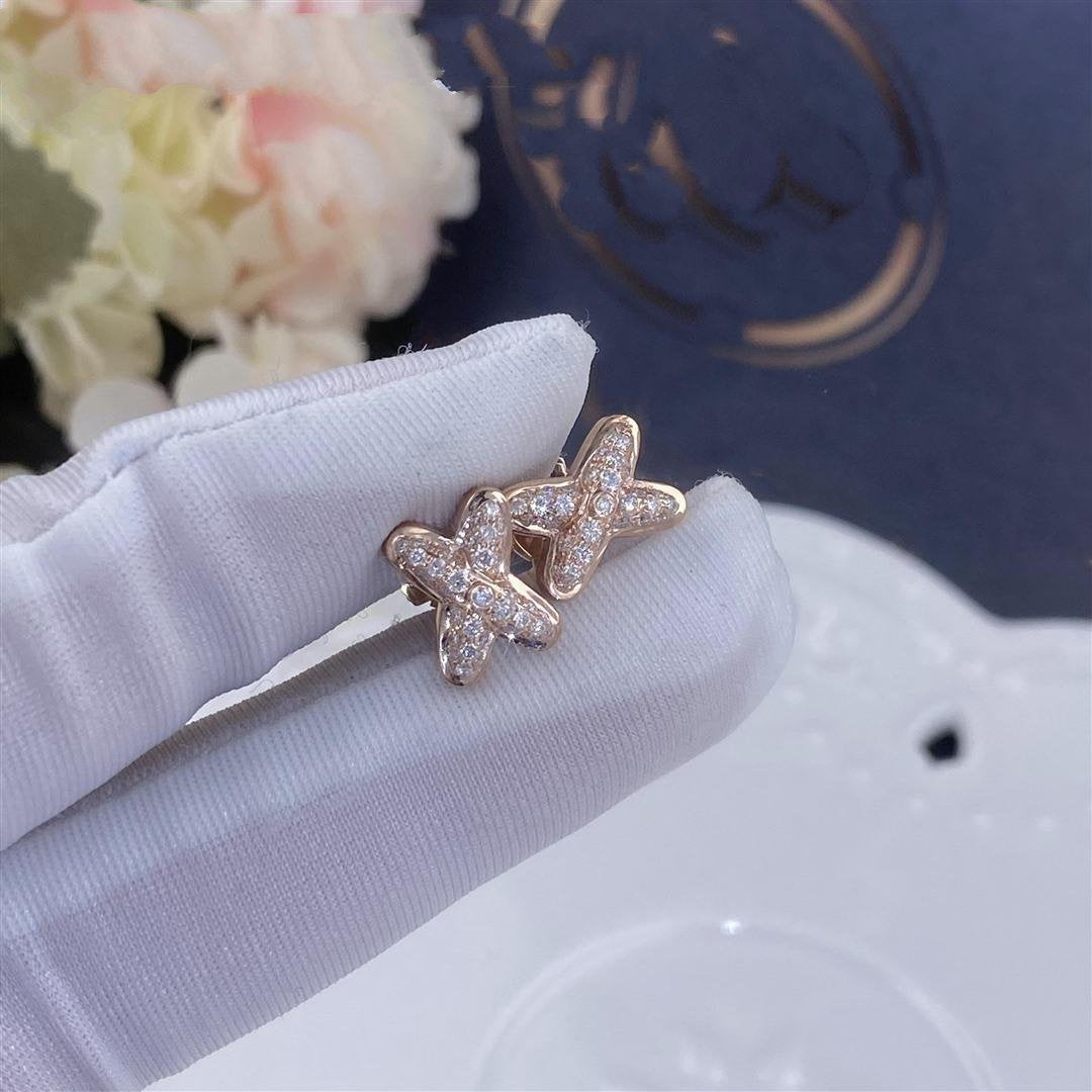 ¡®Veyra Jewelry¡¯JEUX DE PINK GOLD DIAMOND EARRINGS