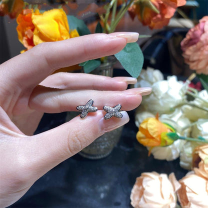 ¡®Veyra Jewelry¡¯JEUX DE SILVER DIAMOND EARRINGS