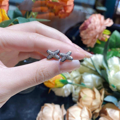 ¡®Veyra Jewelry¡¯JEUX DE SILVER DIAMOND EARRINGS