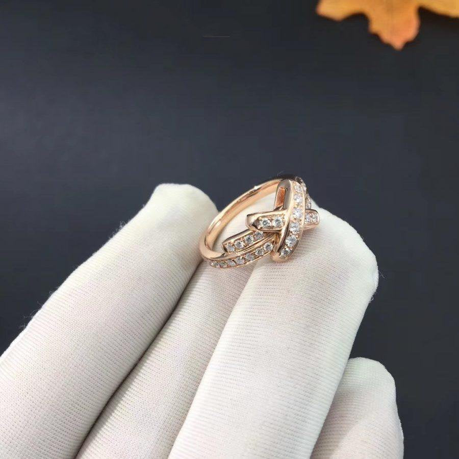 ¡®Veyra Jewelry¡¯JEUX DE RING PINK GOLD DIAMOND