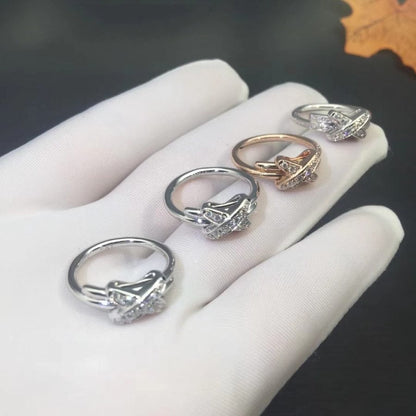 ¡®Veyra Jewelry¡¯JEUX DE SILVER DIAMOND RING