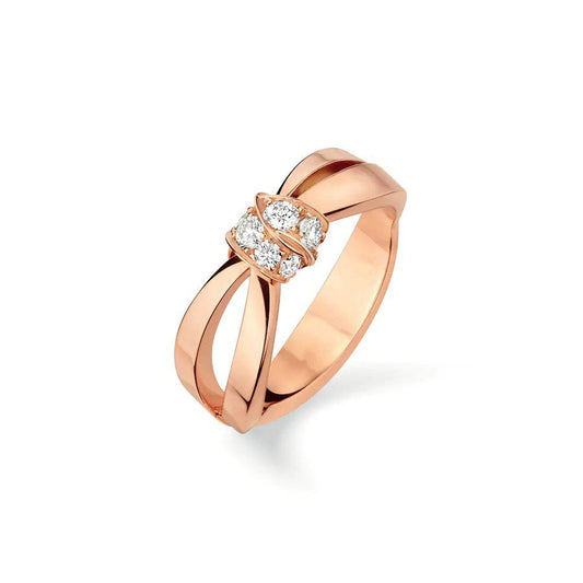 ¡®Veyra Jewelry¡¯LIENS RING PINK GOLD DIAMOND