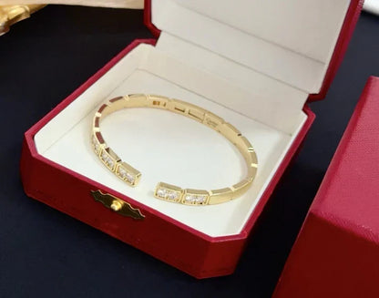 [Veyra Jewelry]LOVE DIAMOND OPEN BRACELET