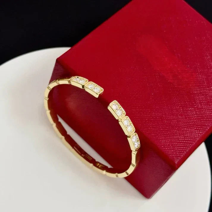 [Veyra Jewelry]LOVE DIAMOND OPEN BRACELET