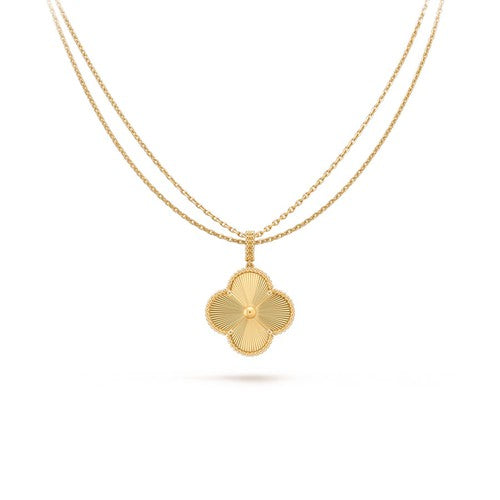 ¡®Veyra Jewelry¡¯CLOVER 25MM PEDANT NECKLACE GOLD
