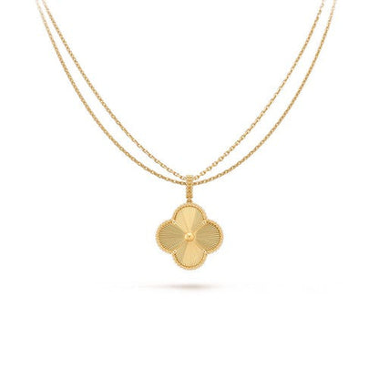¡®Veyra Jewelry¡¯CLOVER 25MM PEDANT NECKLACE GOLD