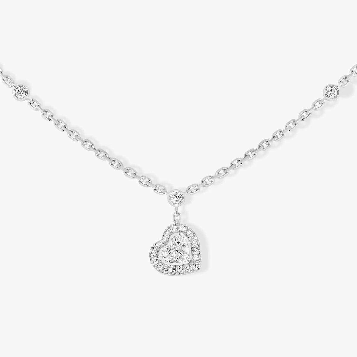 [Veyra Jewelry]JOY HEART DIAMOND NECKLACE