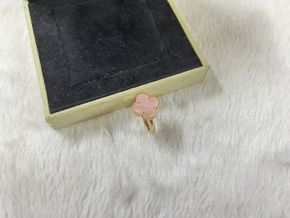 [Veyra Jewelry]Pink Clover Ring