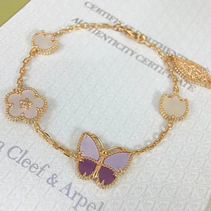 [Veyra Jewelry]26 NEW CLOVER LUCKY LIGHT PURPLE SET