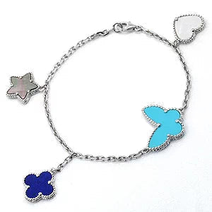 ¡®Veyra Jewelry¡¯LUCKY SPRING SILVER BRACELET 4 MOTIF