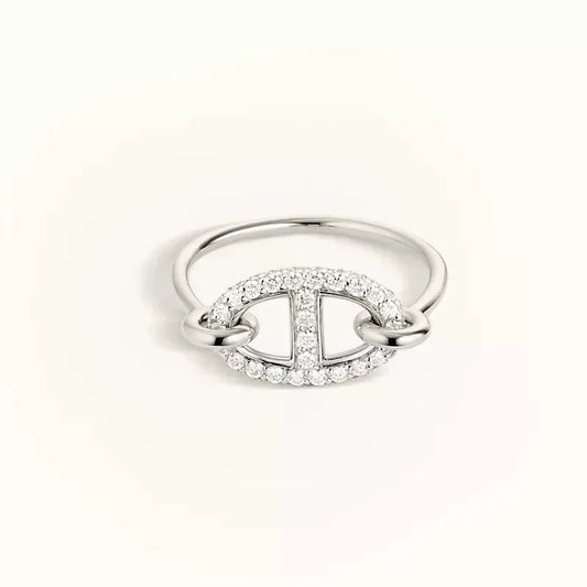 ¡®Veyra Jewelry¡¯RONDE SMALL SILVER DIAMOND RING