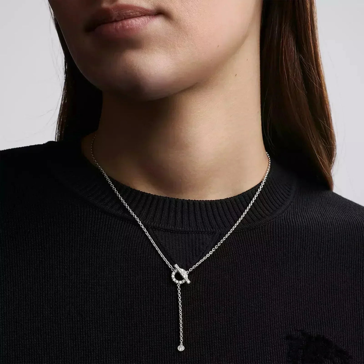 ¡®Veyra Jewelry¡¯FINESSE SILVER DIAMOND NECKLACE