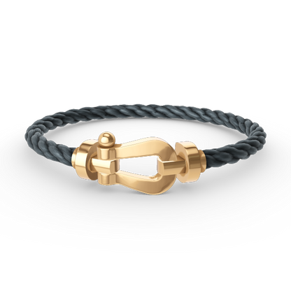 ¡®Veyra Jewelry¡¯FORCE LARGE HORSESHOE NO DIAMOND BRACELET GOLD