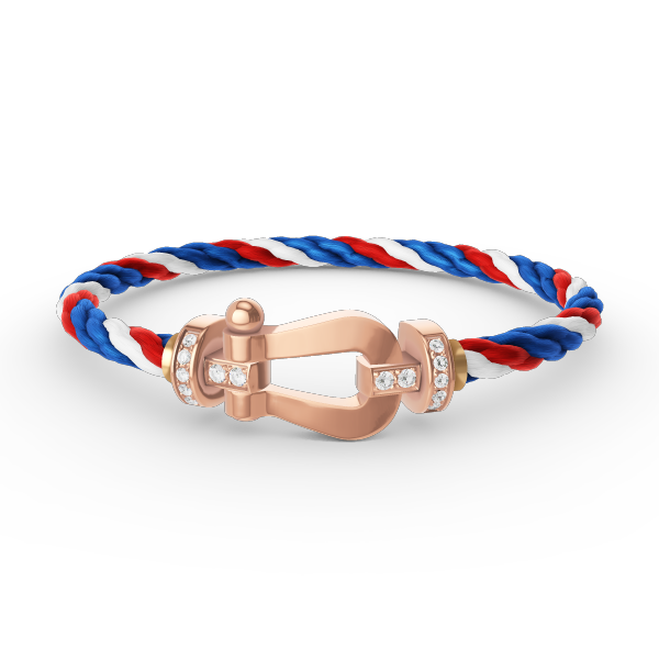 ¡®Veyra Jewelry¡¯FORCE LARGE HORSESHOE HALF DIAMOND BRACELET ROSE GOLD