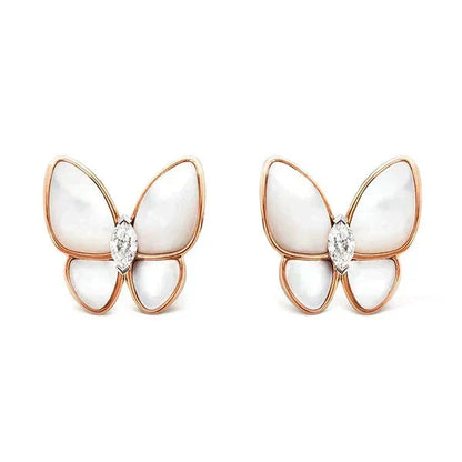 ¡®Veyra Jewelry¡¯BUTTERFLY MOP DIAMOND EARRINGS