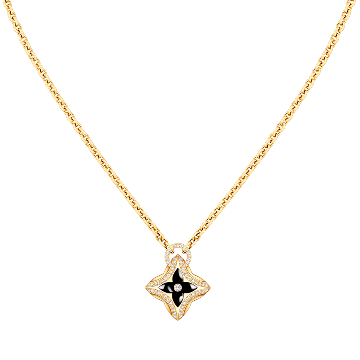 ¡®Veyra Jewelry¡¯STAR PEDANT PINK GOLD DIAMOND NECKLACE