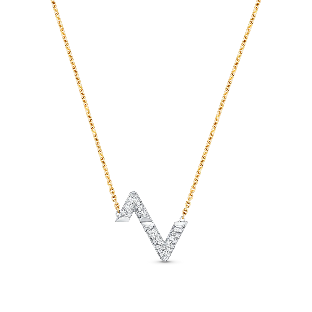¡®Veyra Jewelry¡¯VOLT SILVER DIAMOND PEDANT NECKLACE