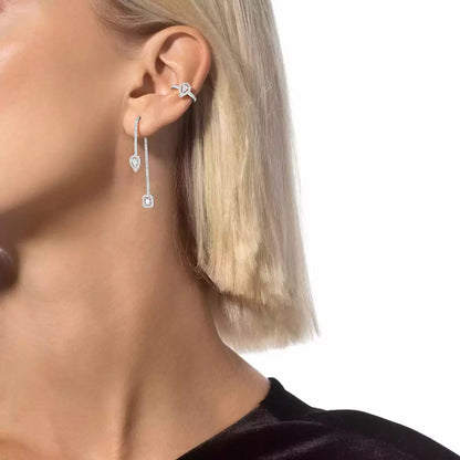 [Veyra Jewelry]Diamond Drop Earrings My Twin