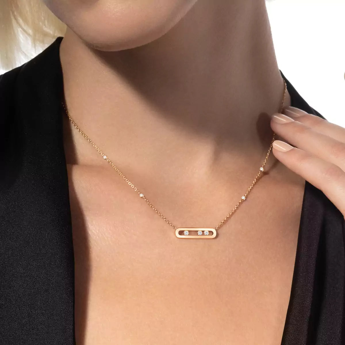 [Veyra Jewelry]Baby Move Necklace