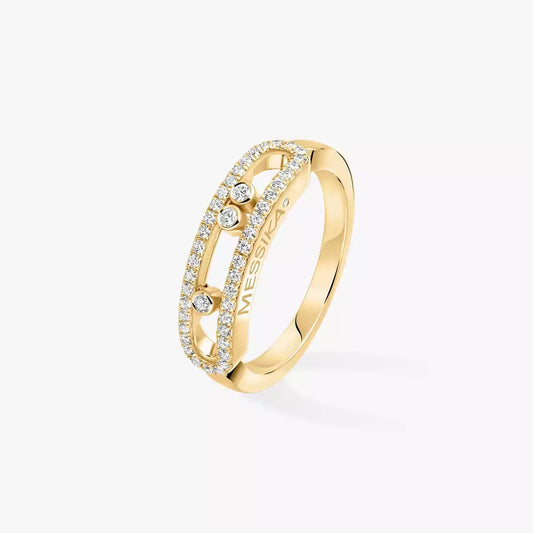 [Veyra Jewelry] Baby Move Gold Diamond Pave_ Ring