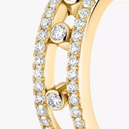 [Veyra Jewelry]Diamond Pave_ Hoop Earrings Move