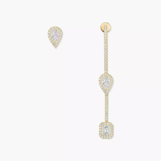 [Veyra Jewelry]Diamond Drop Earrings My Twin
