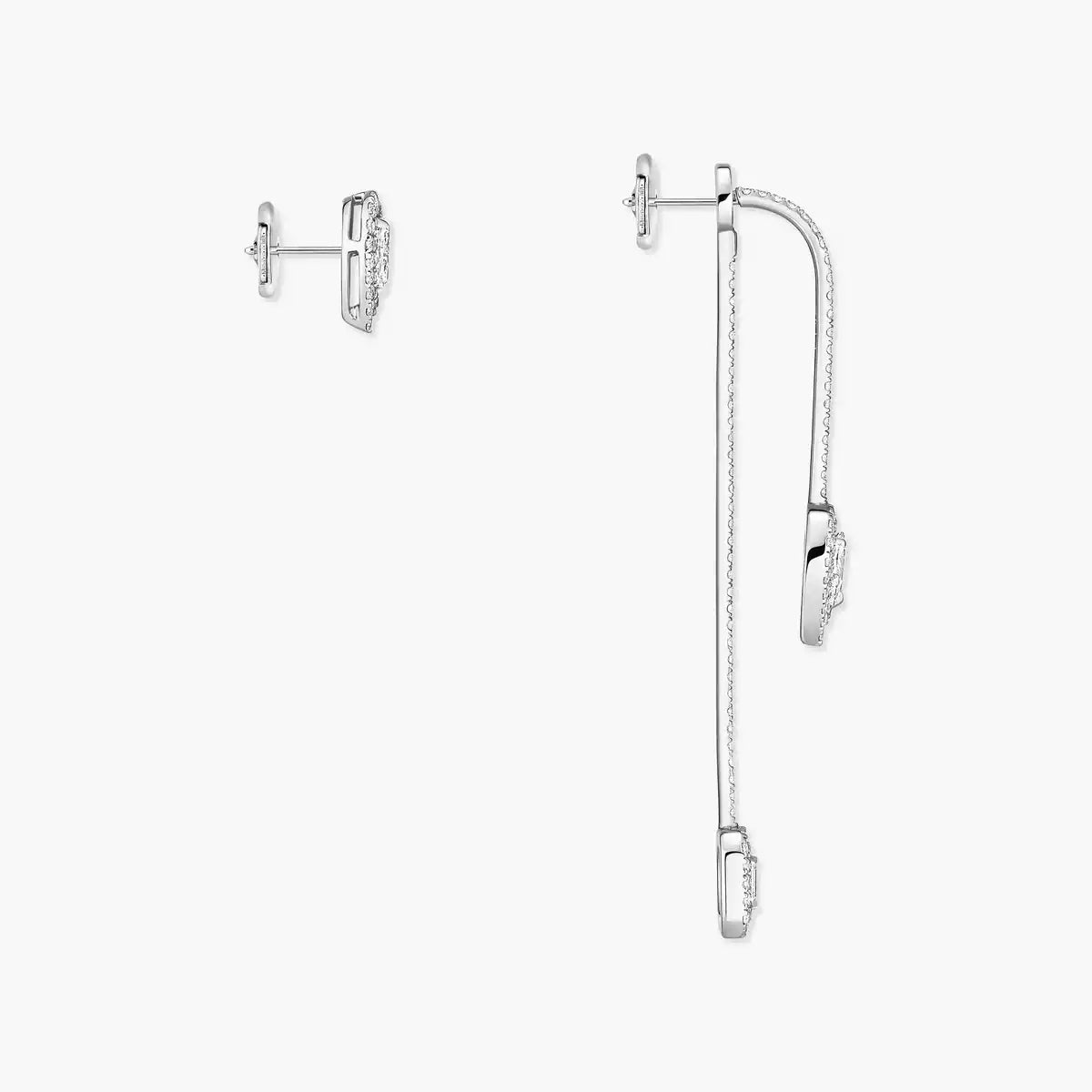 [Veyra Jewelry]Diamond Drop Earrings My Twin