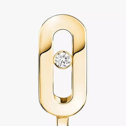 [Veyra Jewelry]Diamond Mini Hoop Earrings Move Classique