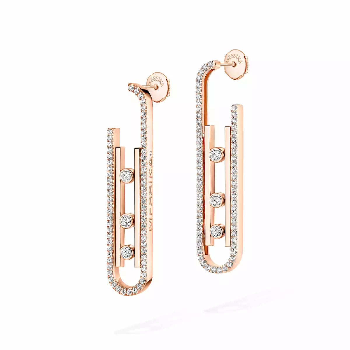 [Veyra Jewelry]Diamond Pendant Earrings Move 10Th