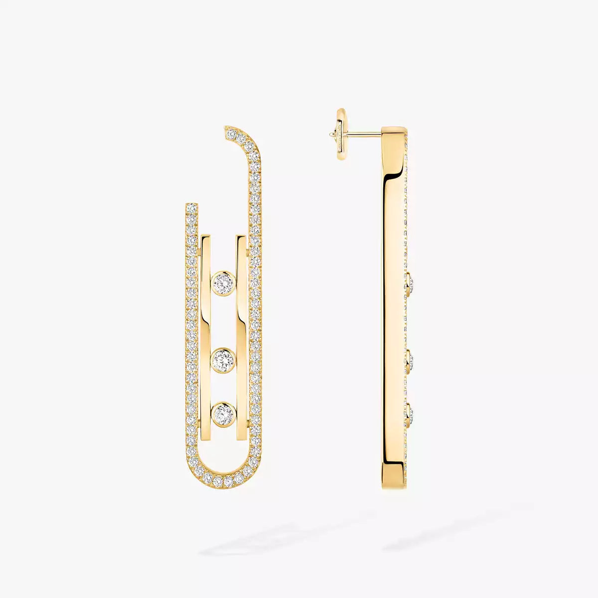 [Veyra Jewelry]Diamond Pendant Earrings Move 10Th