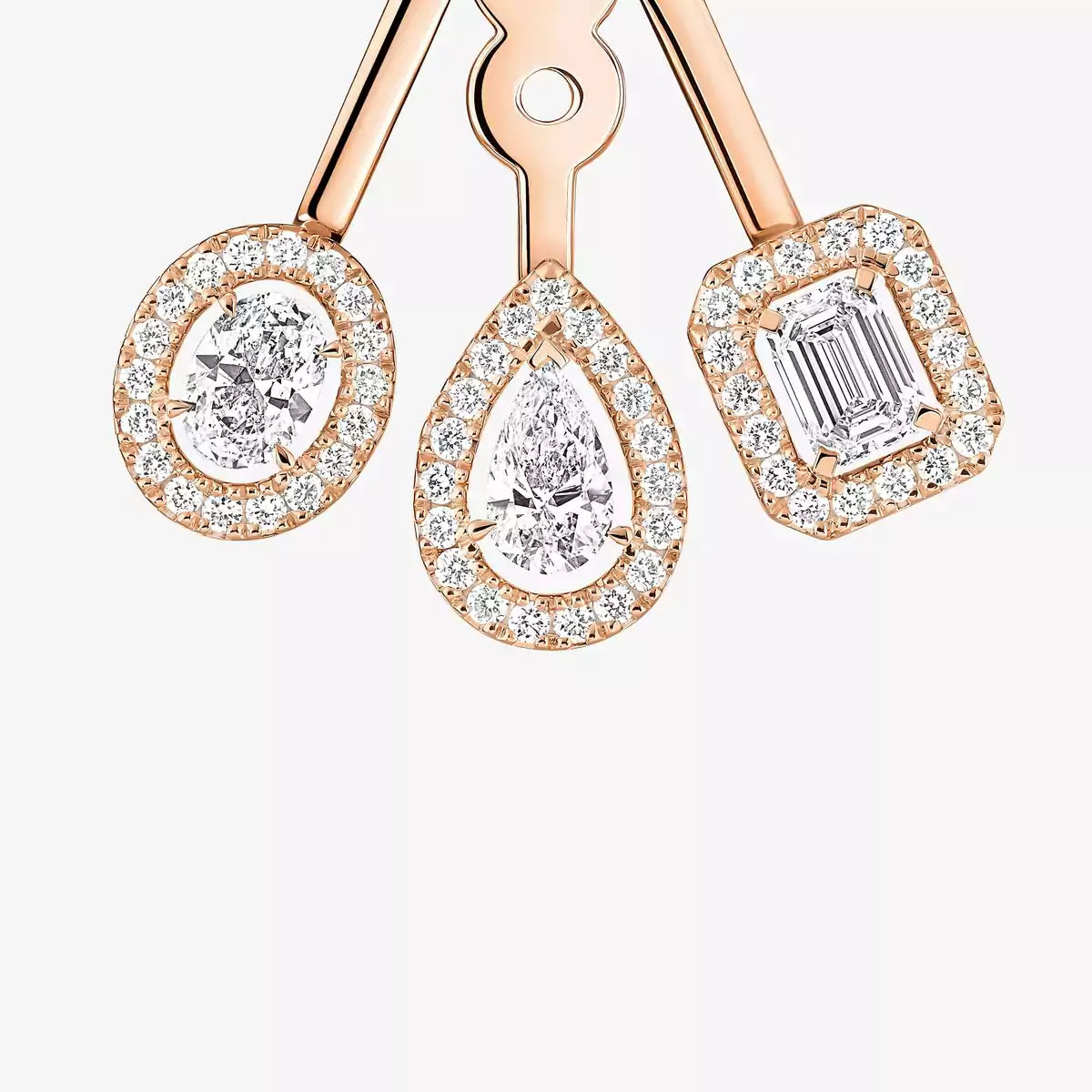 [Veyra Jewelry] My Twin Trio  Diamond Earrings