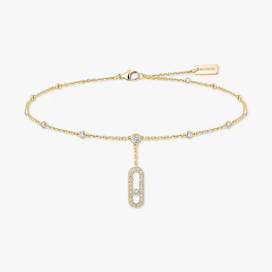 [Veyra Jewelry] Move Uno pavé ankle bracelet