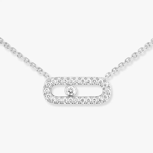 [Veyra Jewelry]Diamond Necklace Move Uno