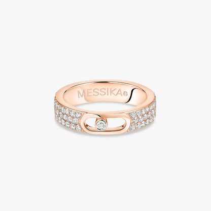 [Veyra Jewelry]Move Joaillerie Pave_ Diamond Wedding Ring