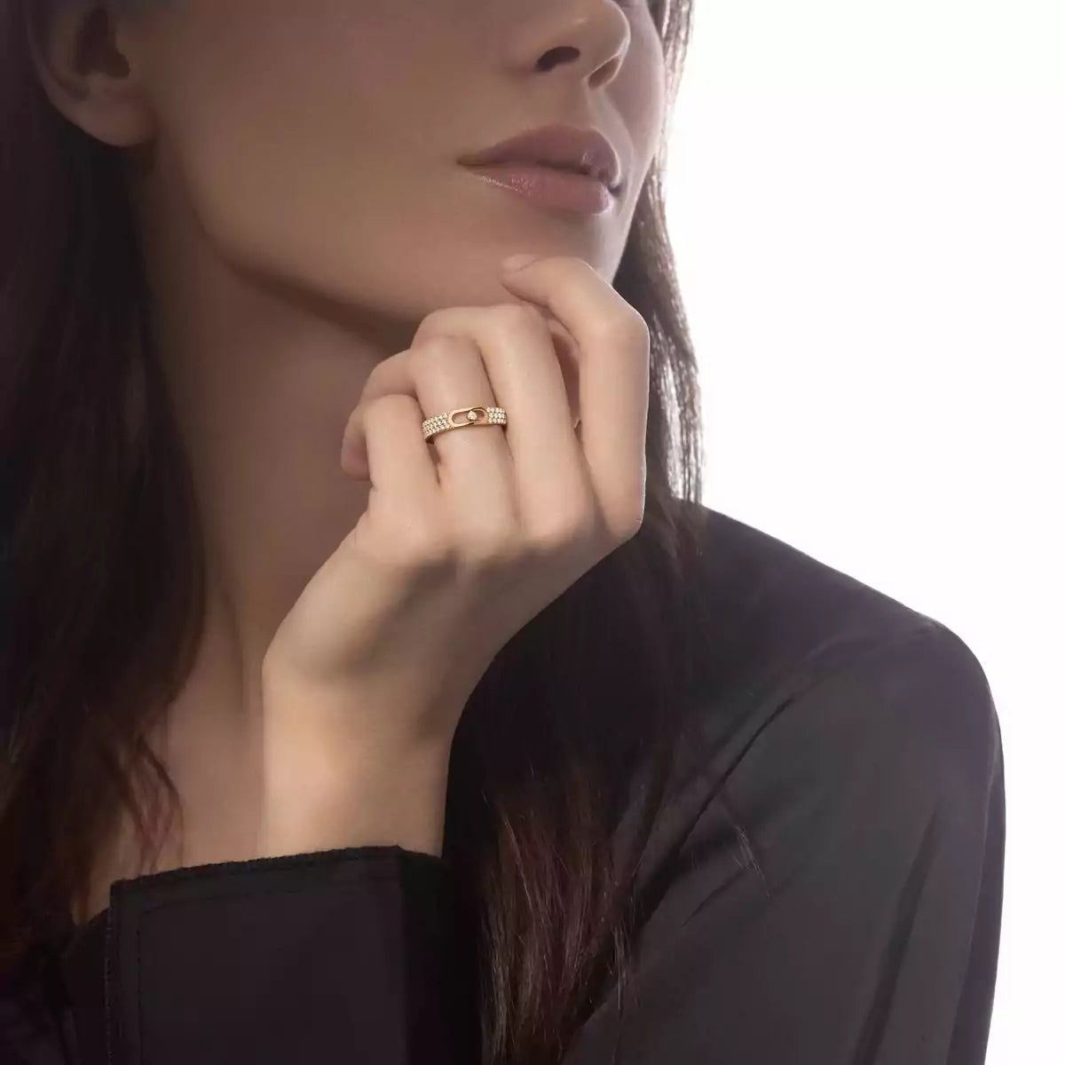 [Veyra Jewelry]Move Joaillerie Pave_ Diamond Wedding Ring