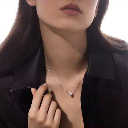 [Veyra Jewelry]Diamond Necklace 0,20ct Brilliant Shape Joy