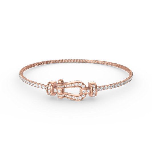 ¡®Veyra Jewelry¡¯FORCE  HORSESHOE  DIAMOND TENNIS BRACELET