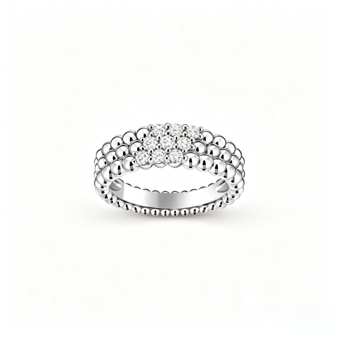 [Veyra Jewelry] THREE-ROW DIAMOND RING