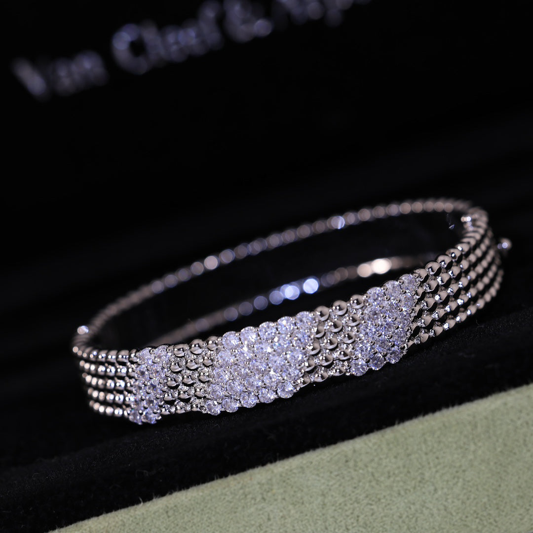 [Veyra Jewelry]  FIVE-ROW DIAMOND BRACELET