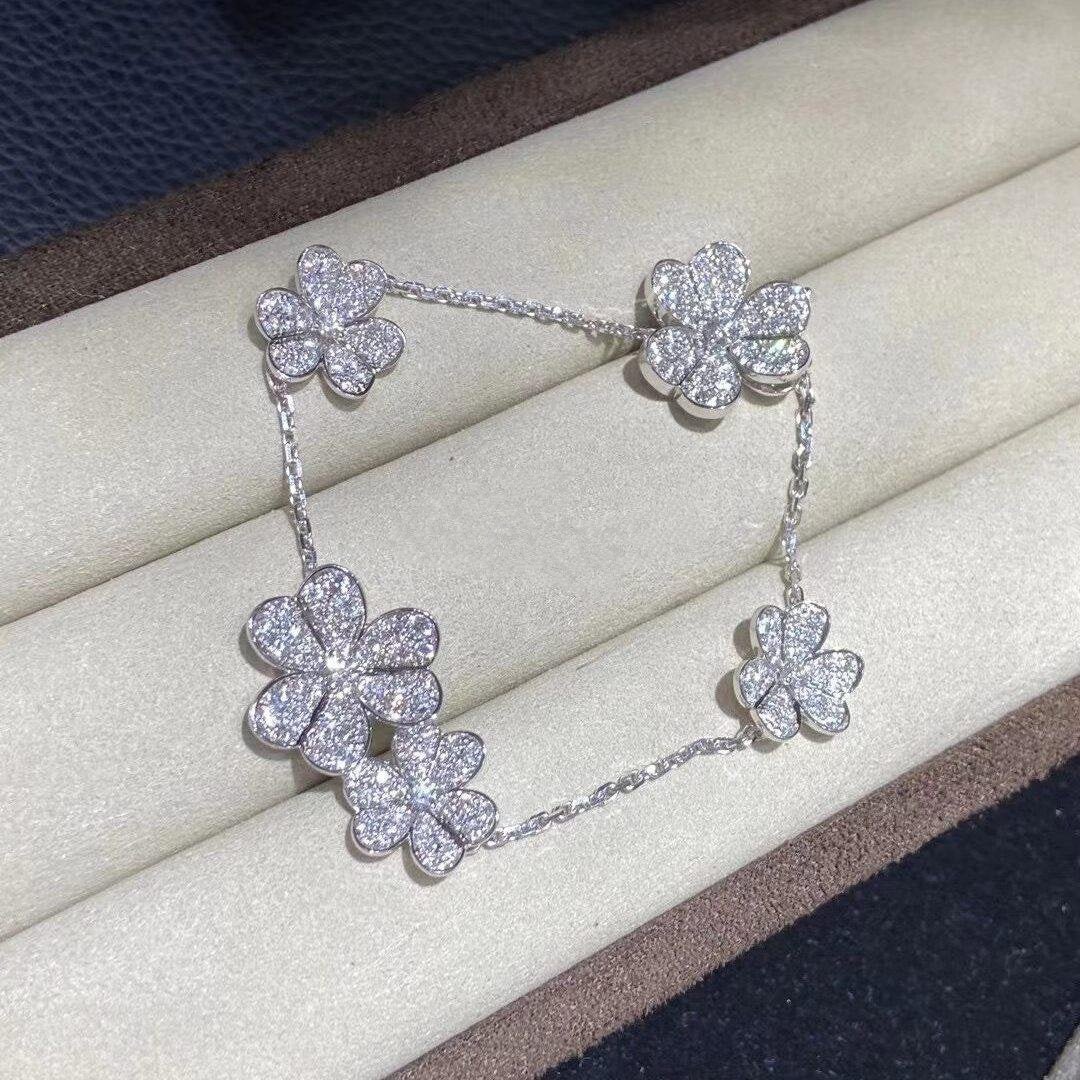 ¡®Veyra Jewelry¡¯FRIVOLE SILVER 5 FLOWERS BRACELET