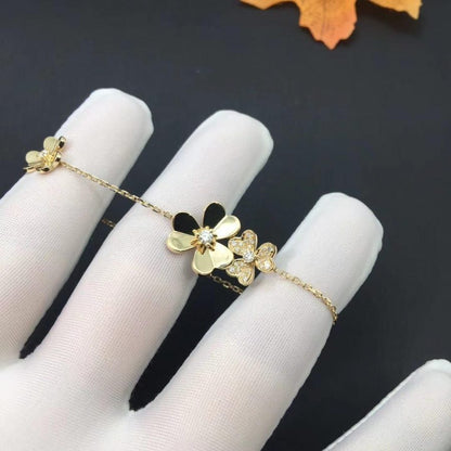¡®Veyra Jewelry¡¯FRIVOLE GOLD 5 FLOWERS BRACELET