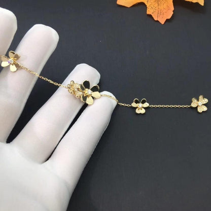 ¡®Veyra Jewelry¡¯FRIVOLE GOLD 5 FLOWERS BRACELET
