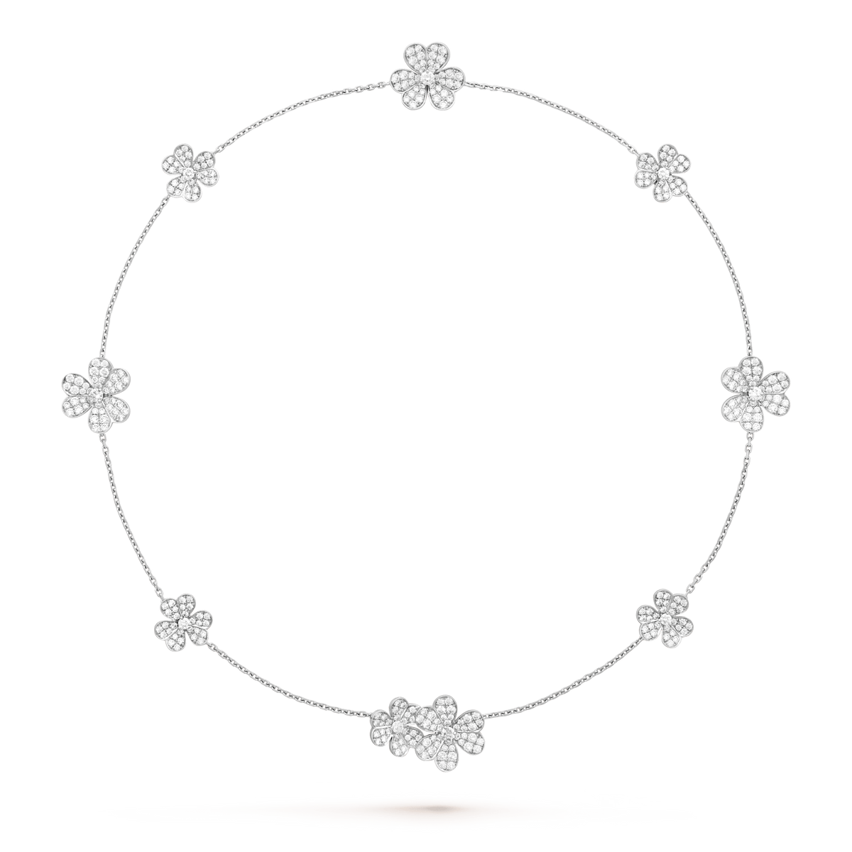 ¡®Veyra Jewelry¡¯FRIVOLE SILVER 9 FLOWERS NECKLACE