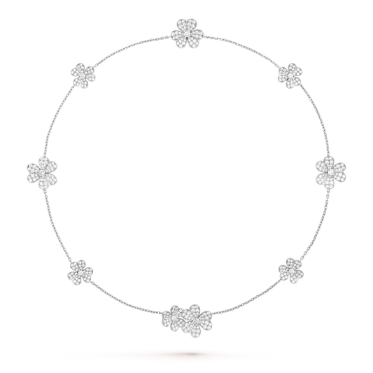 ¡®Veyra Jewelry¡¯FRIVOLE SILVER 9 FLOWERS NECKLACE