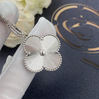 ¡®Veyra Jewelry¡¯CLOVER 25MM SILVER BIG CLOVER NECKLACE