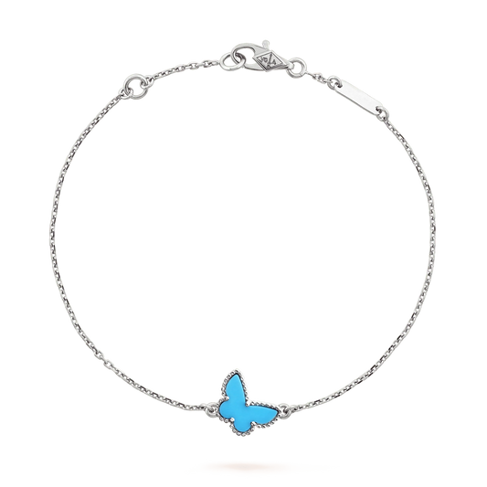 ¡®Veyra Jewelry¡¯BUTTERFLY TURQUOISE BUTTERFLY BRACELET SILVER