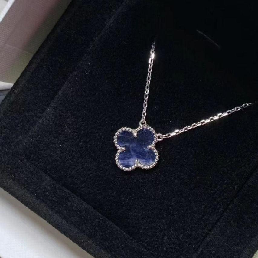¡®Veyra Jewelry¡¯CLOVER 15MM PIETERSITE NECKLACE SILVER